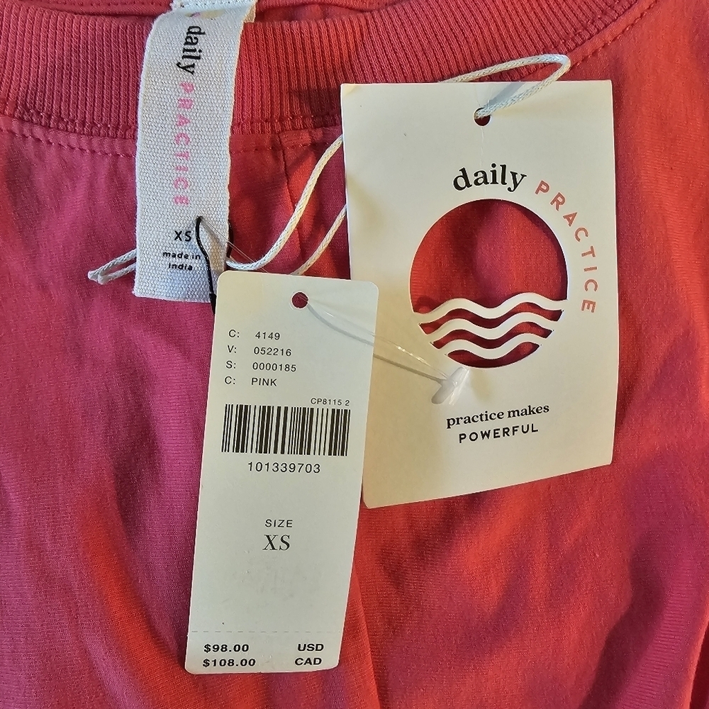 Daily Practice Twist-Front Mini Dress in Raspberry - Picture 11 of 11